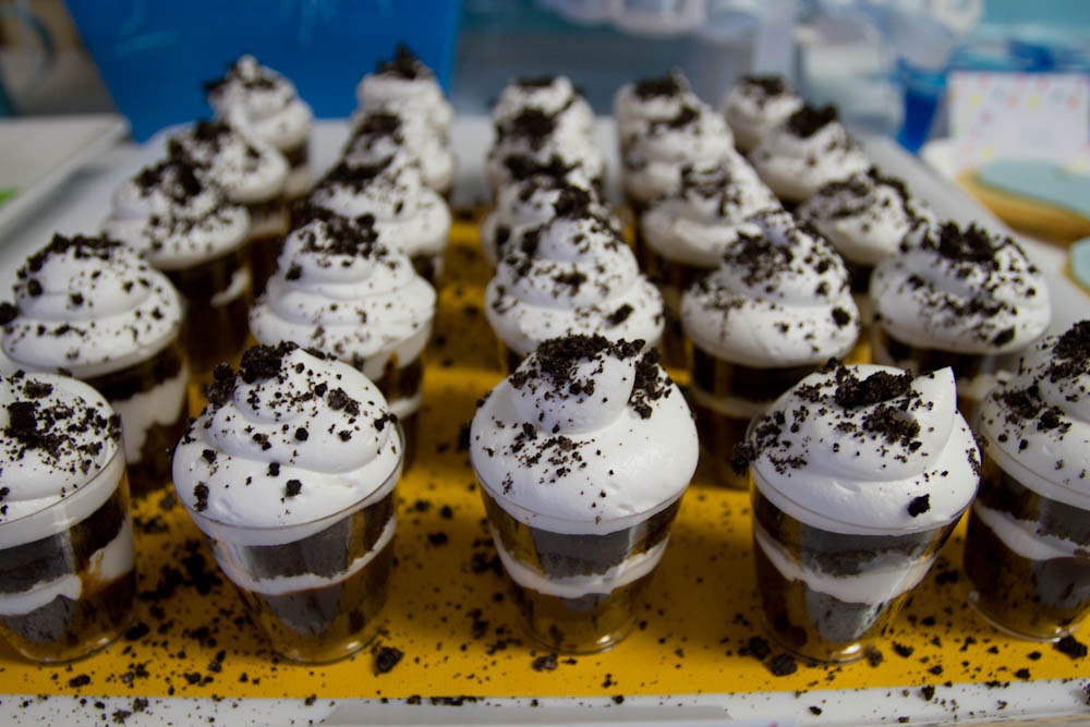 april showers chocolate trifle mud cups