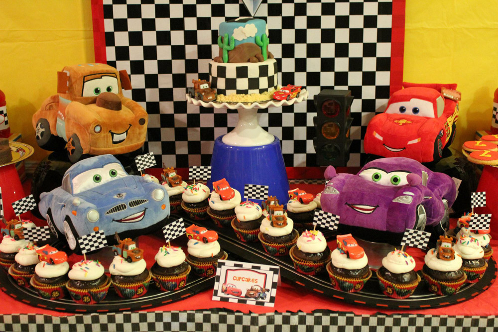 Disney Pixar Cars Dessert Table